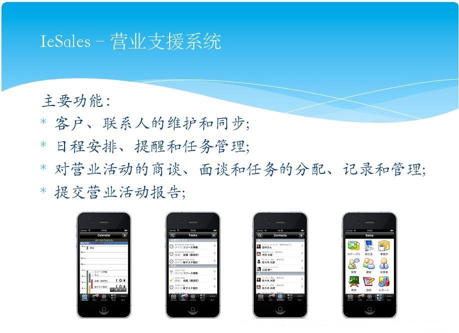 IeSales-营业支援系统